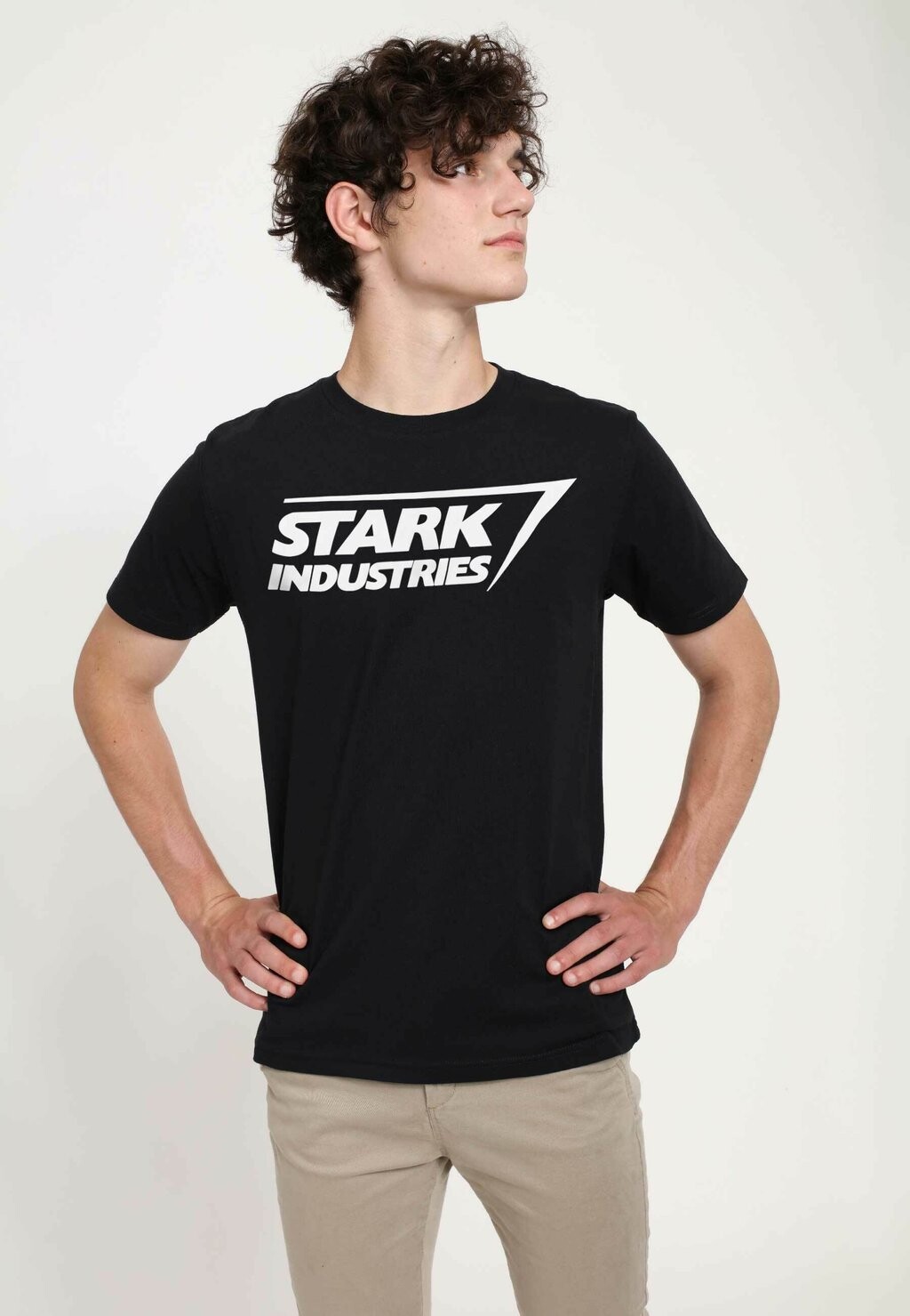 

Футболка с принтом MARVEL AVENGERS CLASSIC, STARK LOGO Henry Tiger, черный