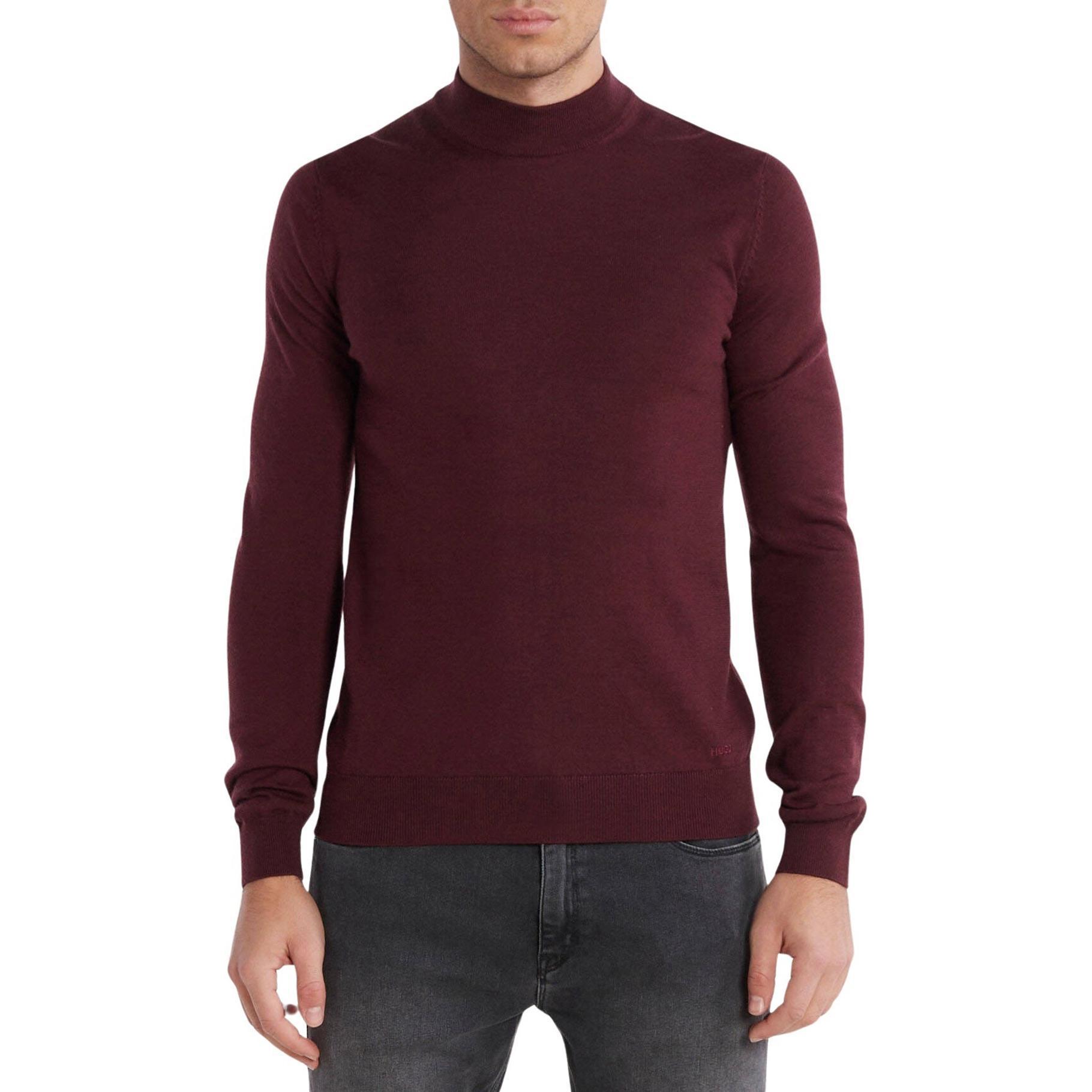 

HUGO BOSS Свитер мужской темно-красный