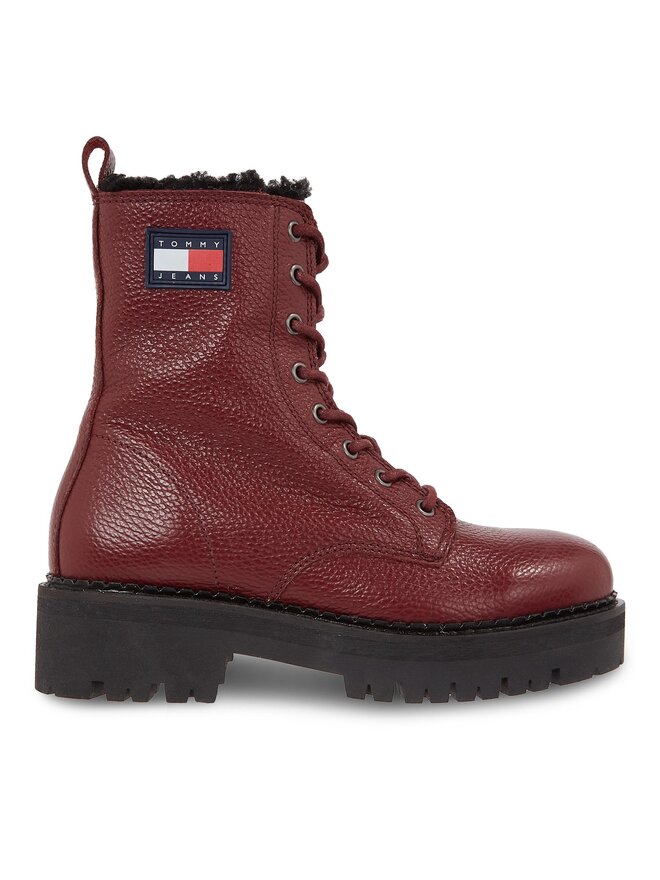 Ботинки по щиколотку Tjw Urban Tumbled Ltr Wl EN0EN02317 Tommy Jeans, красный