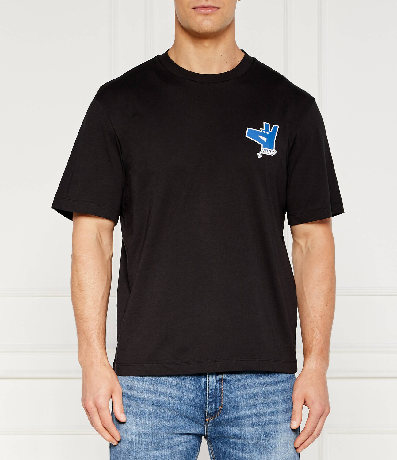 

Футболка Hugo Blue Nollico Regular Fit, черный