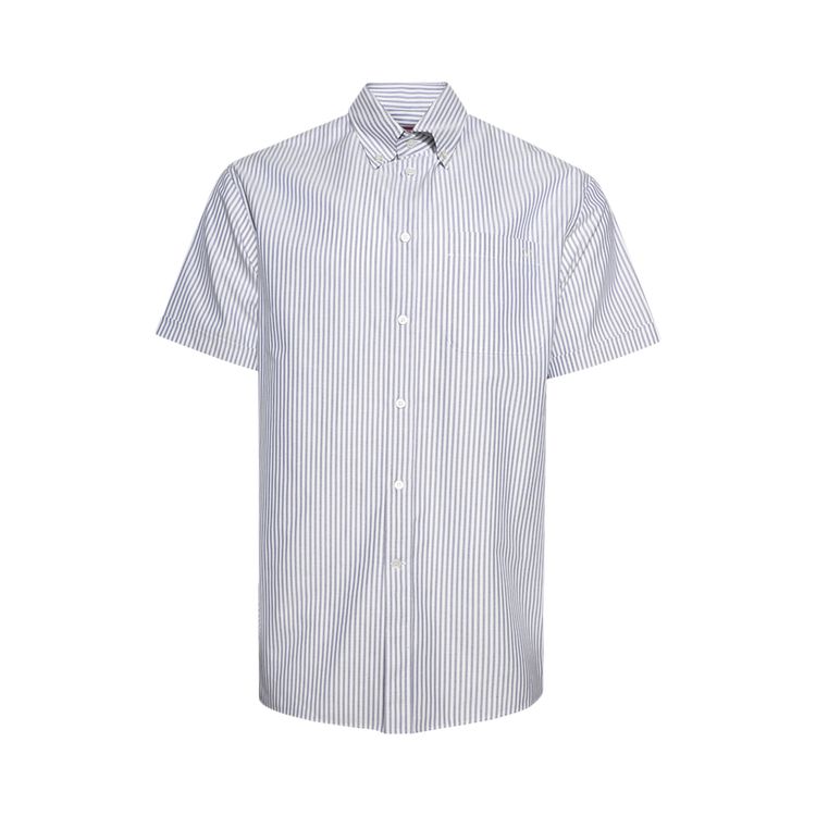 

Рубашка Valentino Striped Button-Up Shirt 'White/Blue', разноцветный