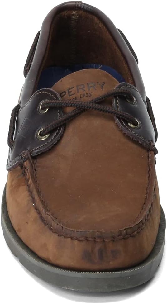 Ботинки для яхтинга Sperry Top-Sider Leeward с двумя дырками для шнурков, коричневый — фото 3