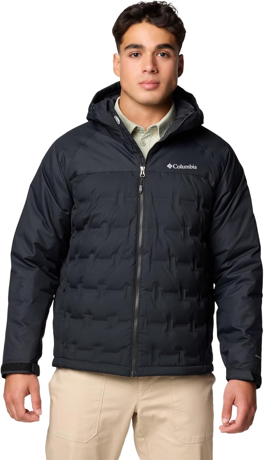 

Мужская куртка Columbia Grand Trek III Down Hooded Jacket, черная, 4X Tall