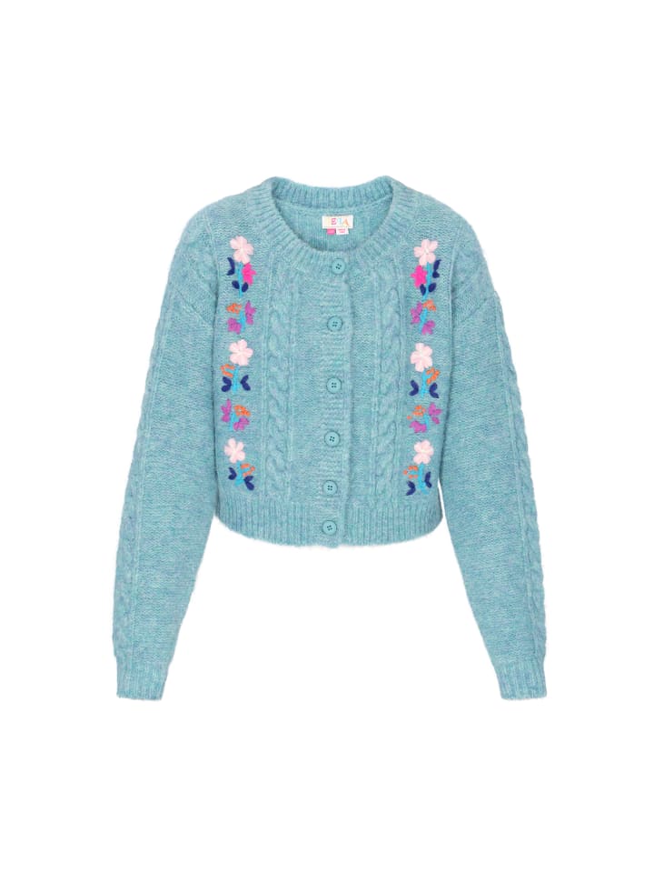 

Женский кардиган цвета голубой мяты IZIA