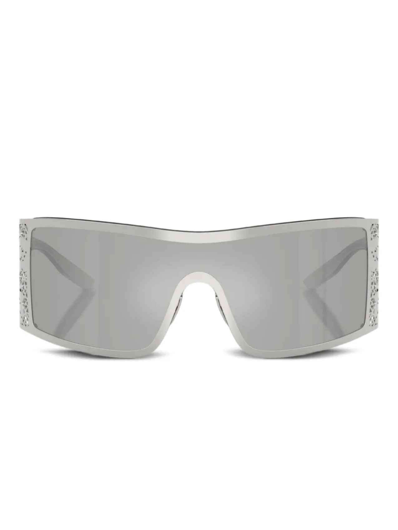 

Солнцезащитные очки в оправе Shield Dolce & Gabbana Eyewear, серебряный