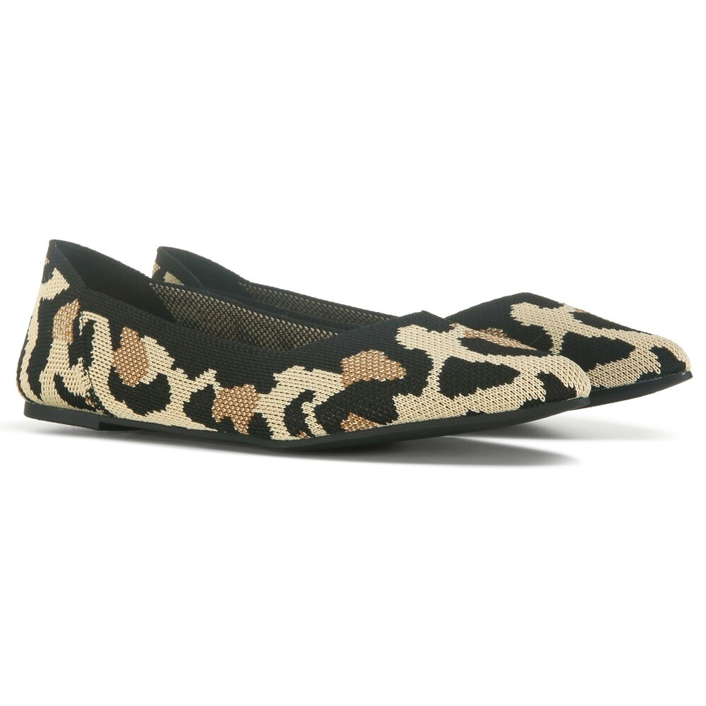 

Женские вязаные балетки Kerri Mia, цвет leopard