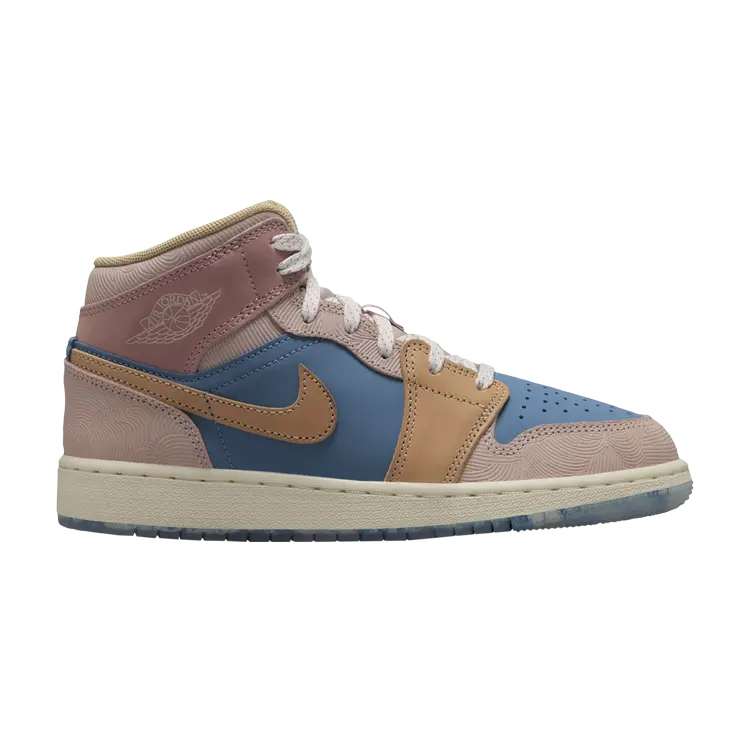 

Кроссовки Air Jordan 1 Mid SS GS, цвет Zen