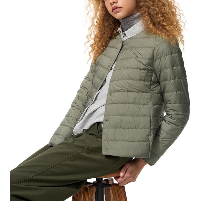 

Пуховая куртка FW25 для женщин Uniqlo, оливковый