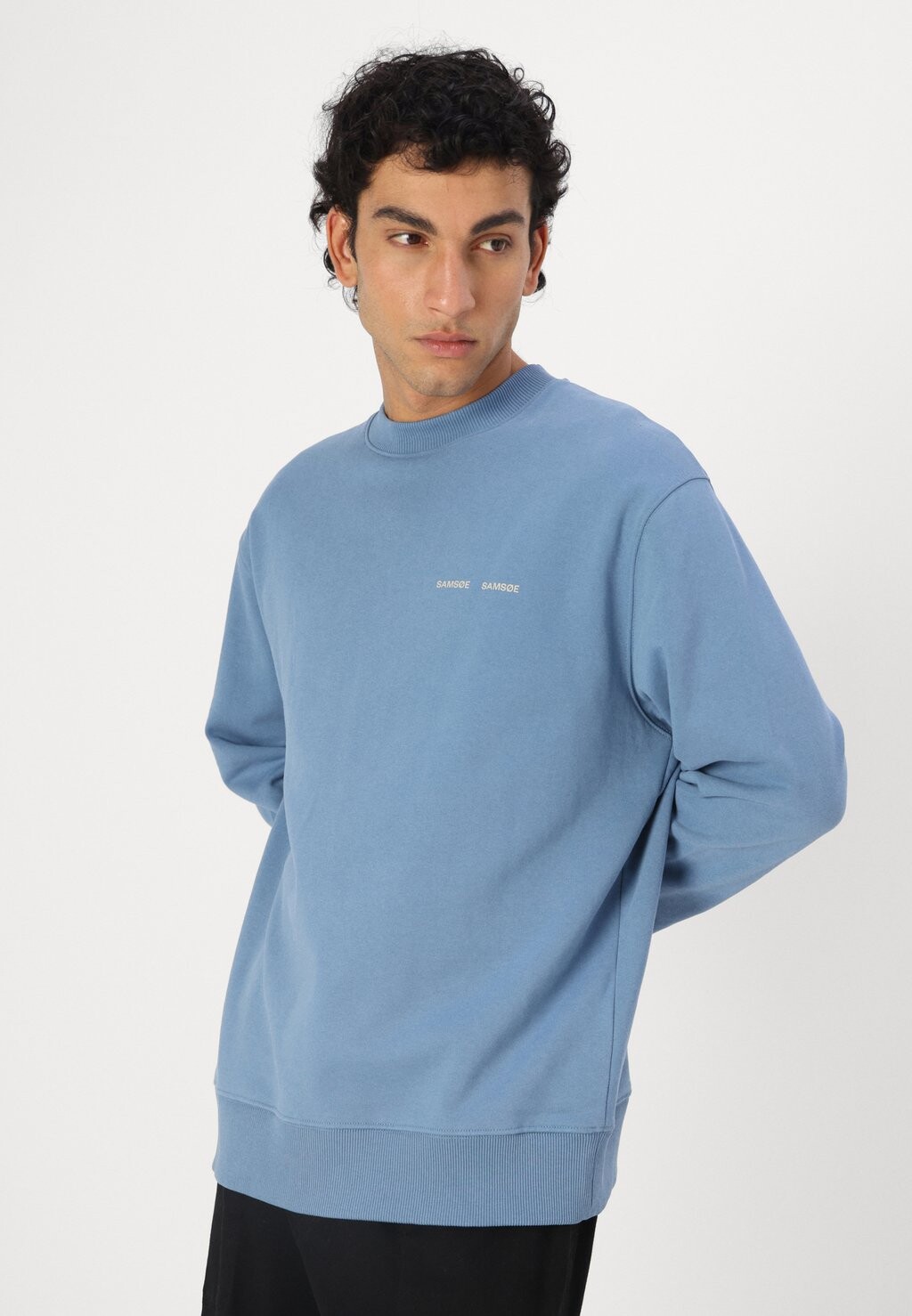 

Толстовка NORSBRO CREW NECK Samsøe Samsøe, синий