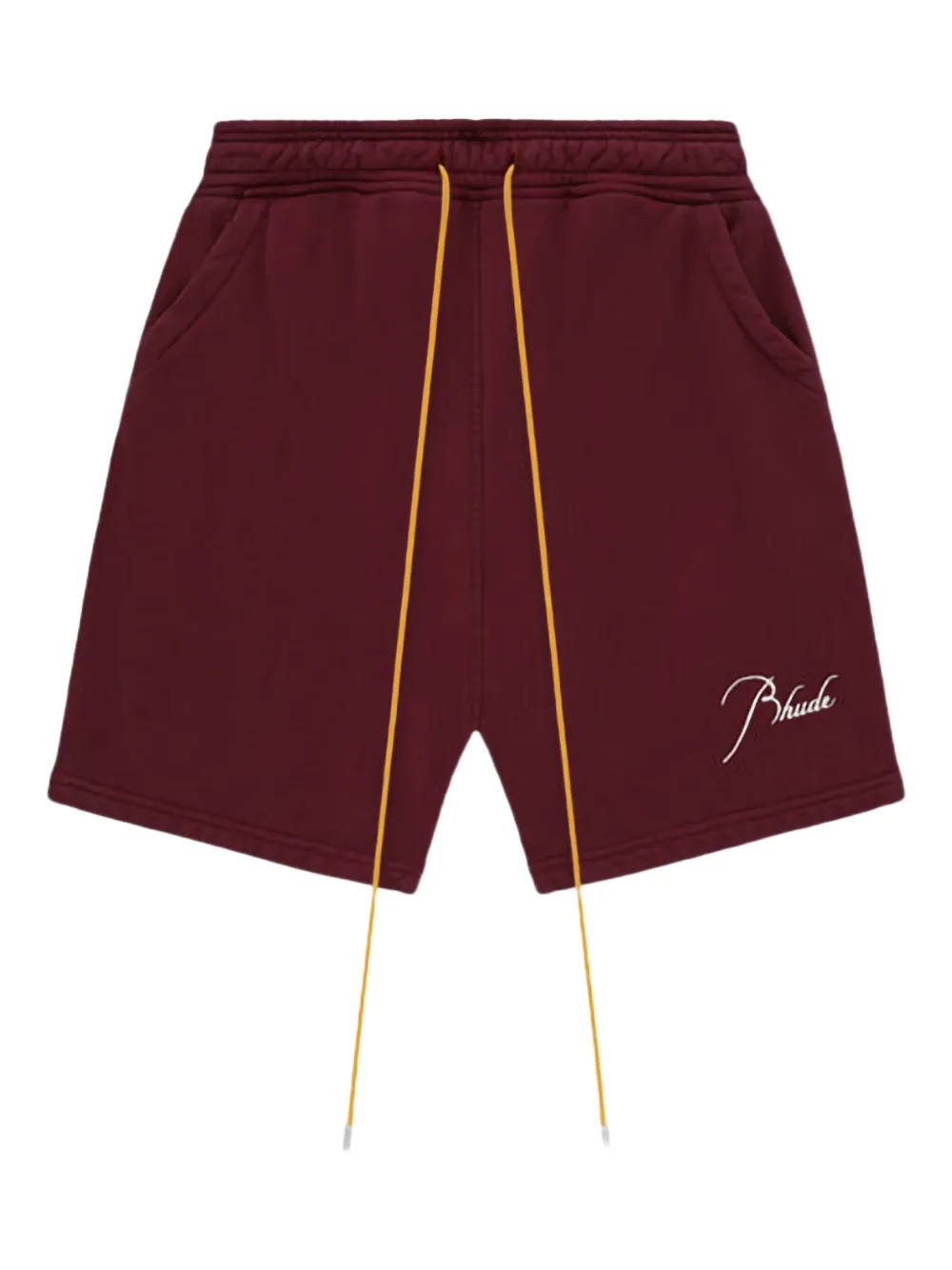 

Махровые спортивные шорты Maroon/Burgundy RHUDE, красный