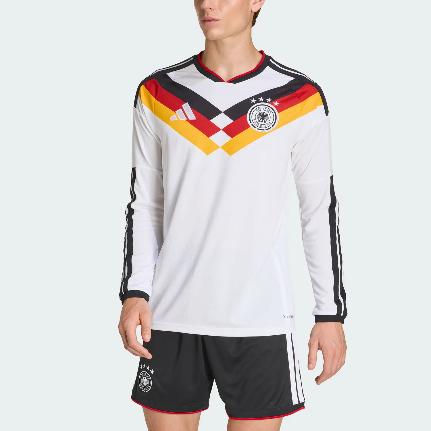 Германия 26 HOME REPLICA футболка футбольная майка мужская Adidas, белый — фото 4