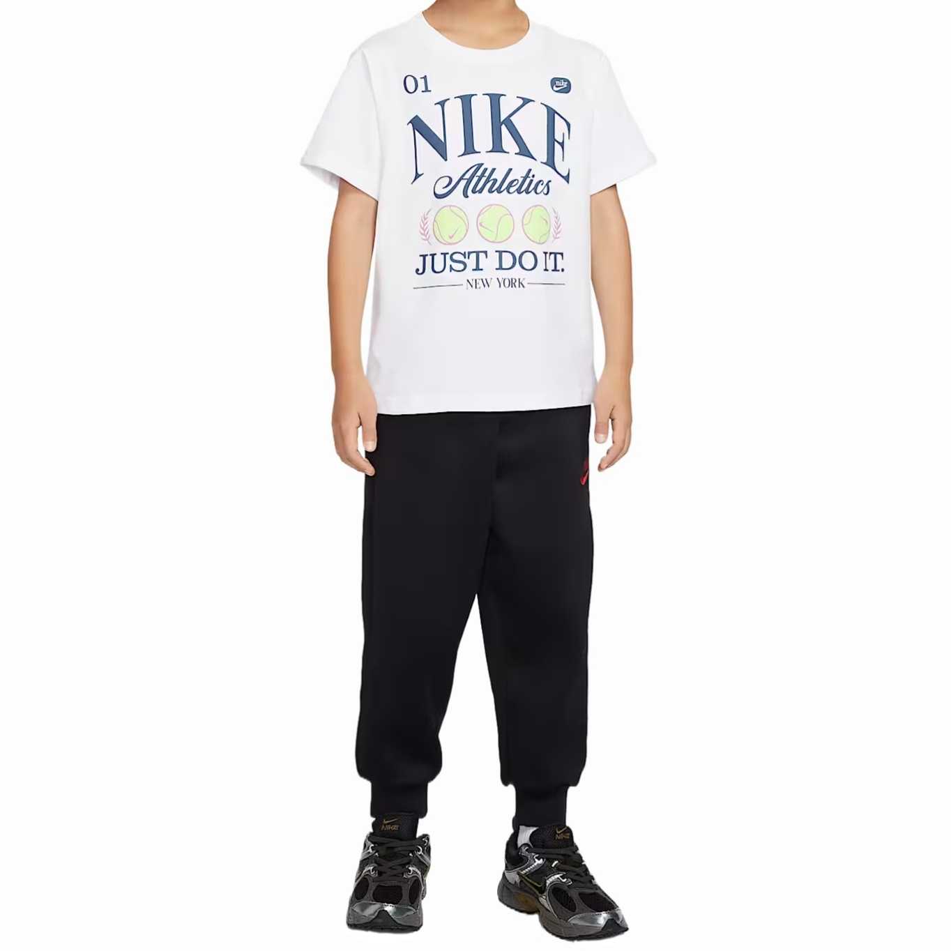 Футболка для детей 3-7 лет Nike, белый — фото 4