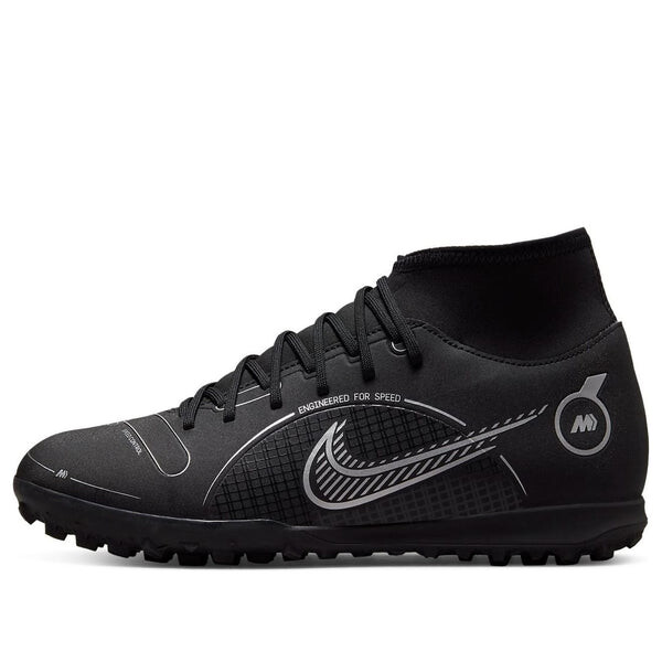 

Кроссовки mercurial superfly 8 club tf 'black metallic silver' Nike, черный