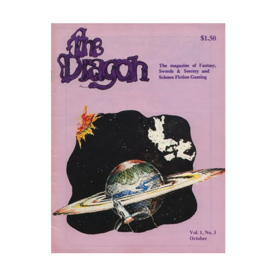 

Журнал #3 "War of the Empires, Women & Magic, Birth Tables for D&D", Dragon Magazine #01 - #50