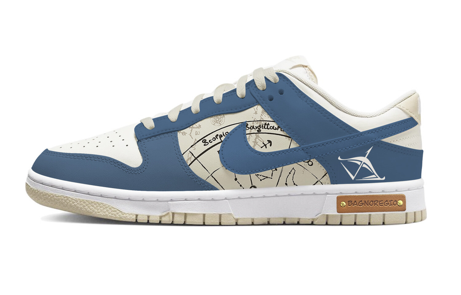 

Кроссовки Nike Dunk Skateboard Shoes Men Low-Top White Blue, Синий, Кроссовки Nike Dunk Skateboard Shoes Men Low-Top White Blue