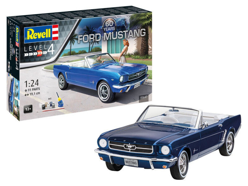 

Подарочный набор Ford Mustang 1/24 к 60-летию Ford Mustang Revell