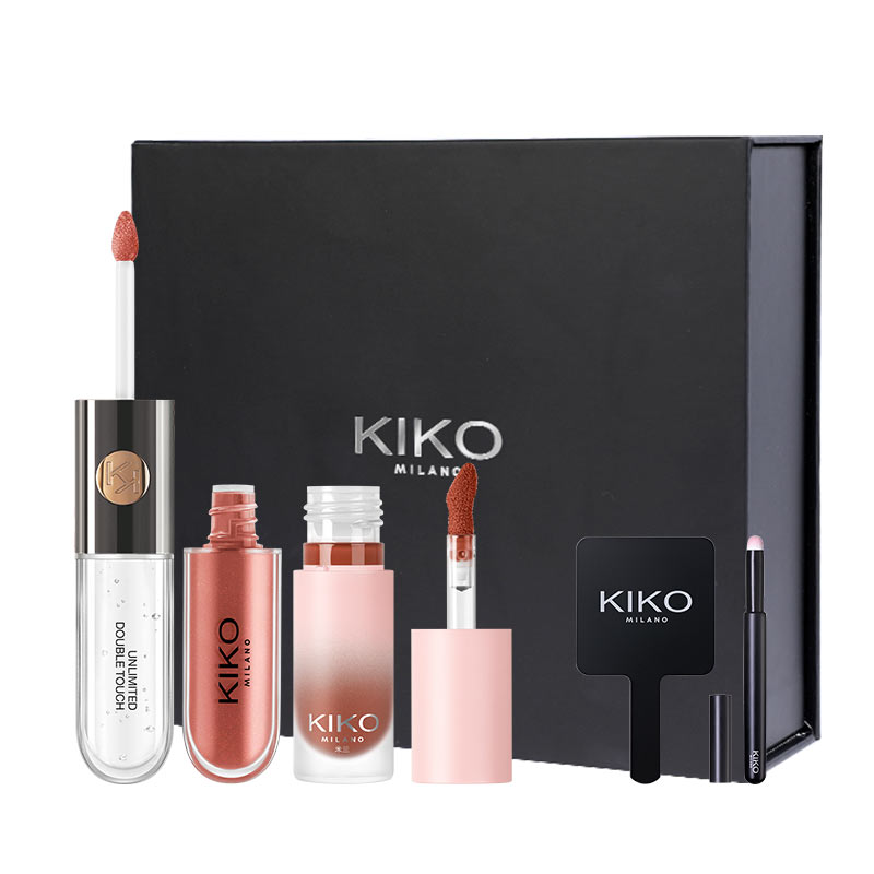 

Набор помад chao color с легким нанесением, глянцевым покрытием, матовым спреем и росистым финишем KIKO