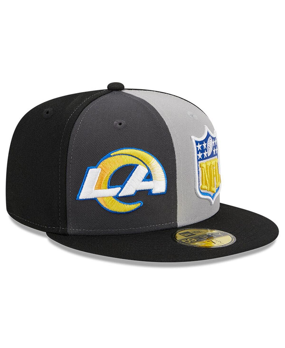

Мужская серо-черная кепка Los Angeles Rams 2023 Sideline 59FIFTY New Era