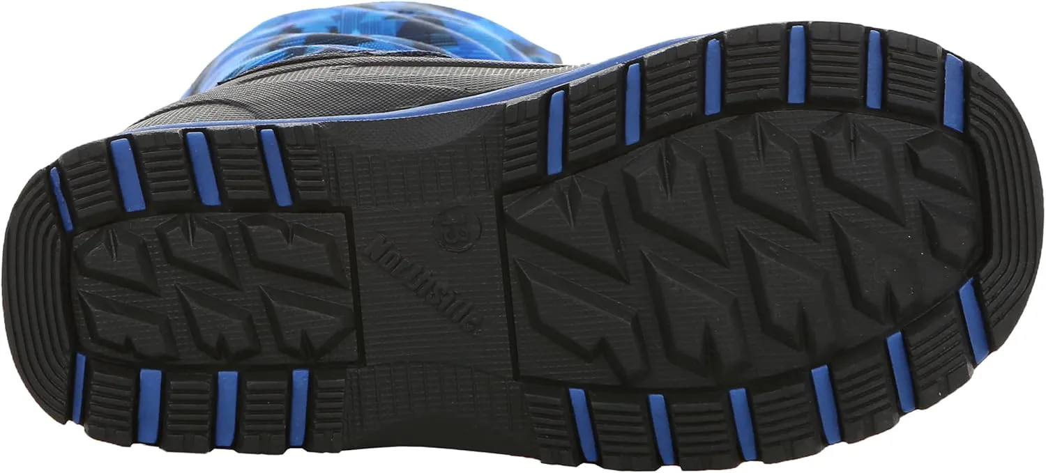 

Детские зимние сапоги Northside Kids Frosty XT с водонепроницаемой утепленной подкладкой - герметичные швы, теплая подкладка, отражающие элементы, протектор для сцепления, черный/темно-синий