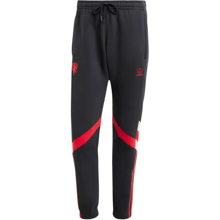 Adidas Originals Вязаные спортивные брюки мужские Black/Red