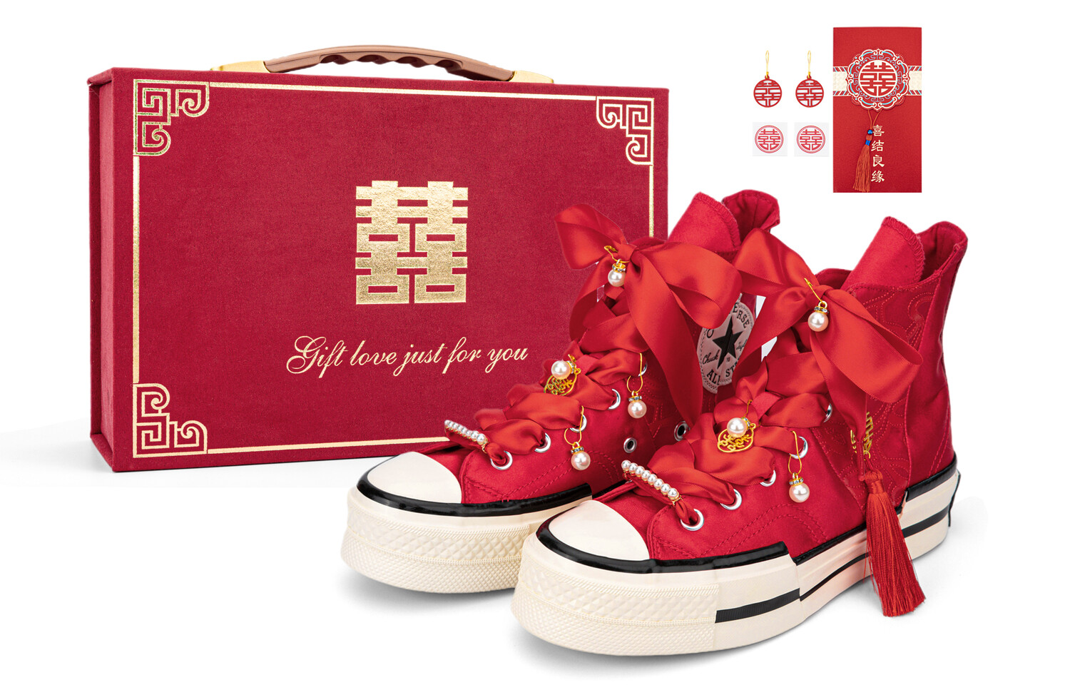 

1970-е годы Кеды унисекс с высоким берцем красного цвета Converse