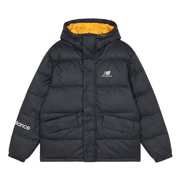 

Куртка с логотипом пуховик New Balance, черный