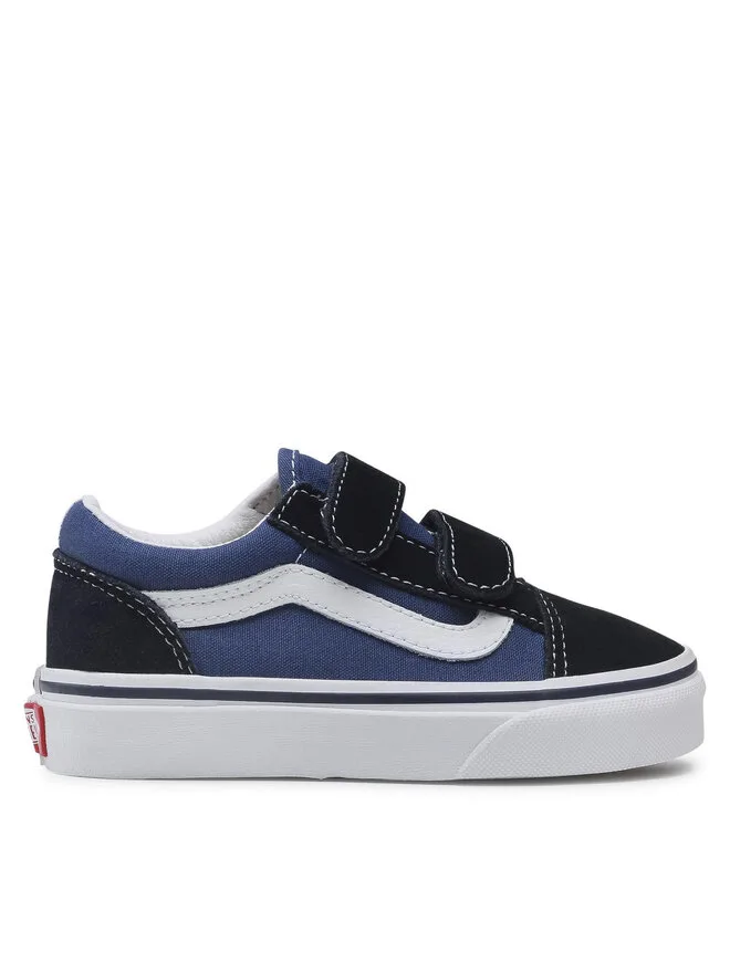 Vans Кроссовки Old Skool V VN000VHENWD1 из черной ткани
