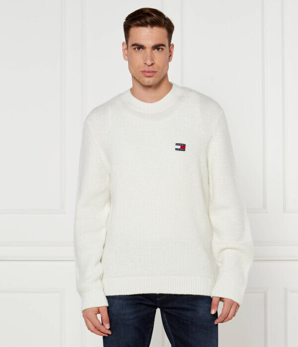 

Свитер мужской Tommy Jeans Regular Fit, белый