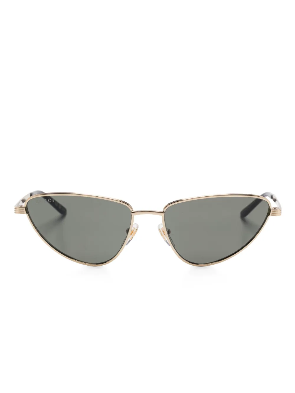 

Солнцезащитные очки в оправе 'кошачий глаз' Gucci Eyewear, золотой