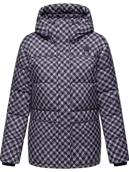 

Стеганая куртка с принтом Ragwear, сиреневый
