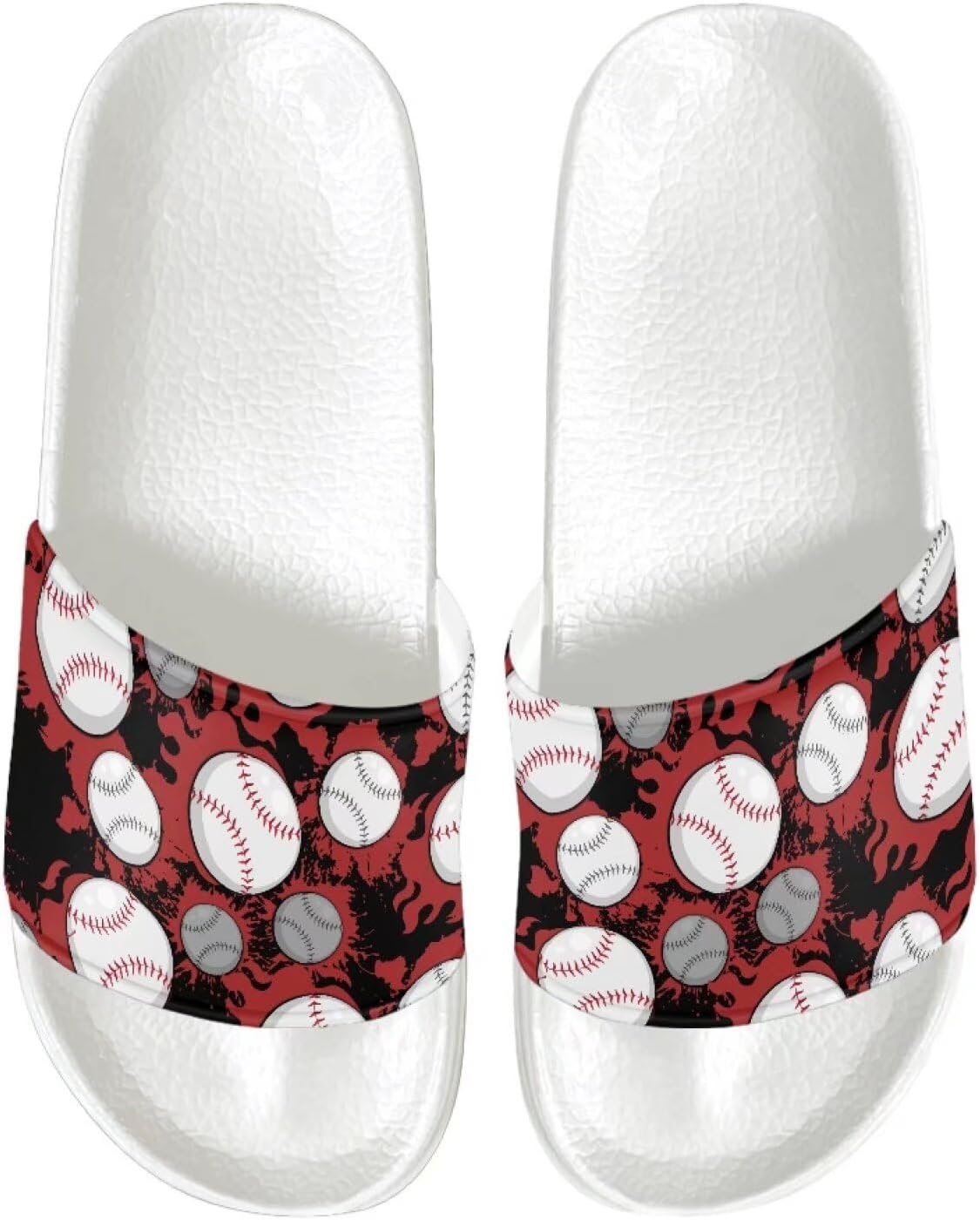 

Мужские шлепанцы Pugasmiru, сандалии с нескользящей подошвой для душа и дома (белая подошва)