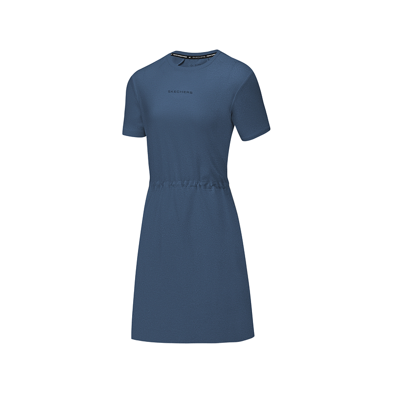 

Skechers GODRI Платье с короткими рукавами, женское, Deep Sea Blue 0079