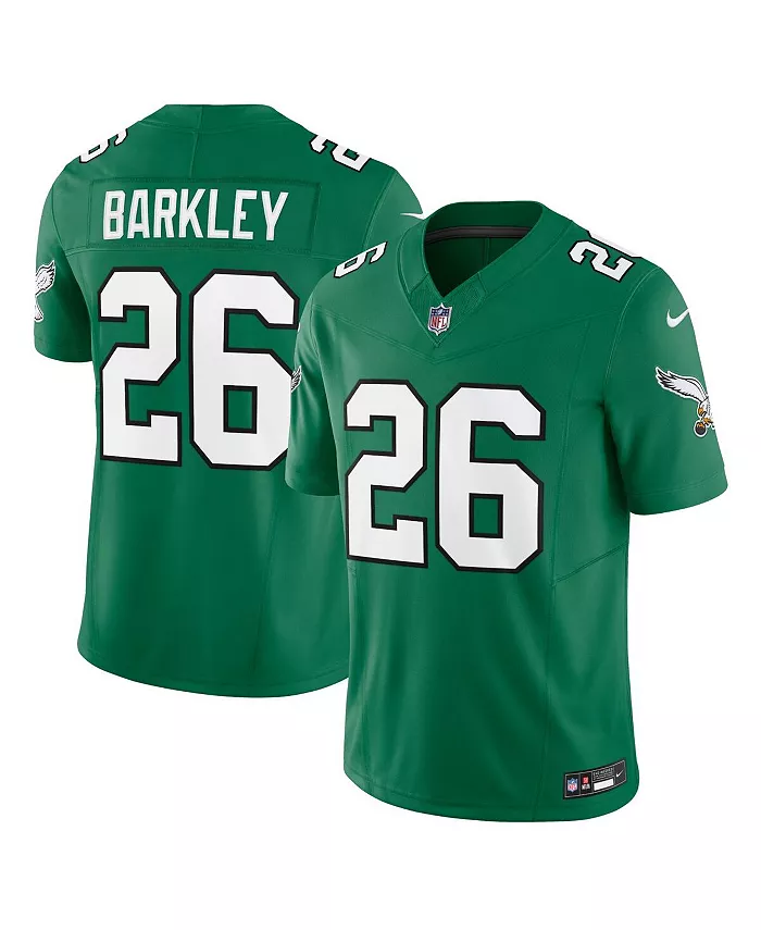 

Мужская джерси Philadelphia Eagles альтернативного цвета Kelly Green, модель Saquon Barkley, серия Vapor F.U.S.E. Limited Nike