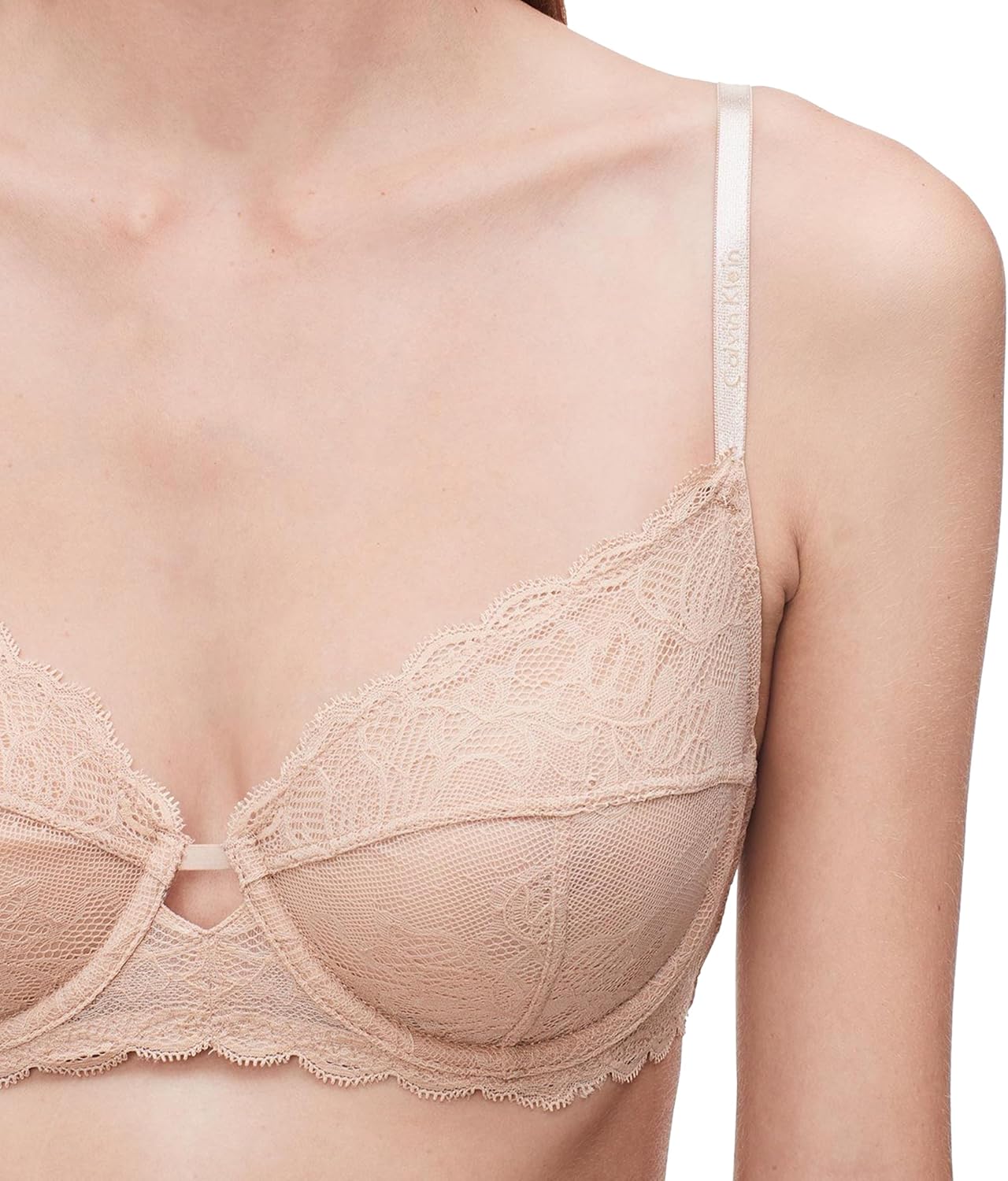 Женский бюстгальтер без подкладки с соблазнительным комфортом Calvin Klein, Bare — фото 3