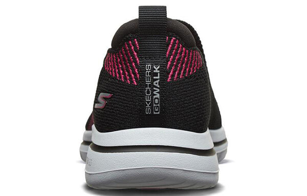 Тапочки go walk 5 loafers 'black pink red' Skechers, черный — фото 4