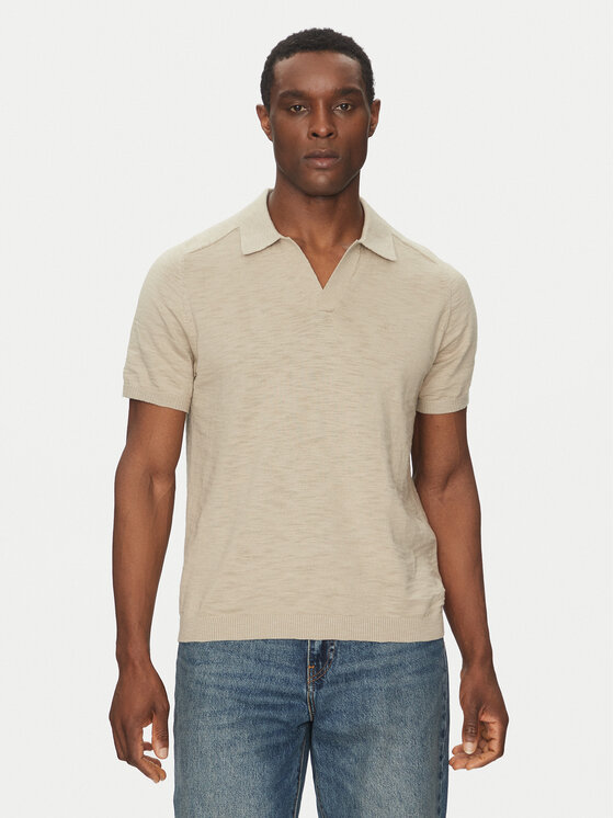 

Рубашка поло стандартный крой K10K114087 Calvin Klein, бежевый