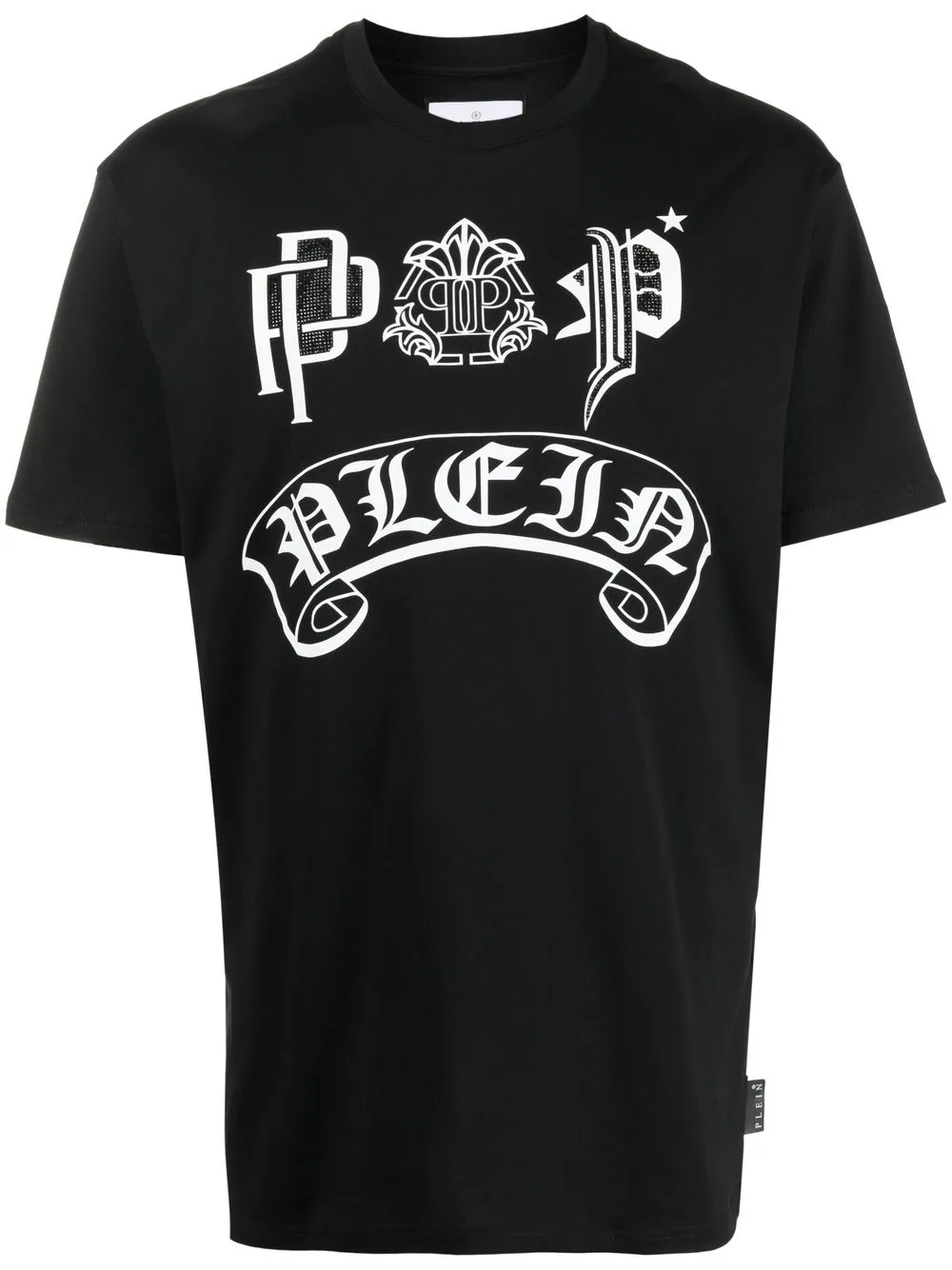 

Футболка с принтом SS Gothic Plein Philipp Plein, черный