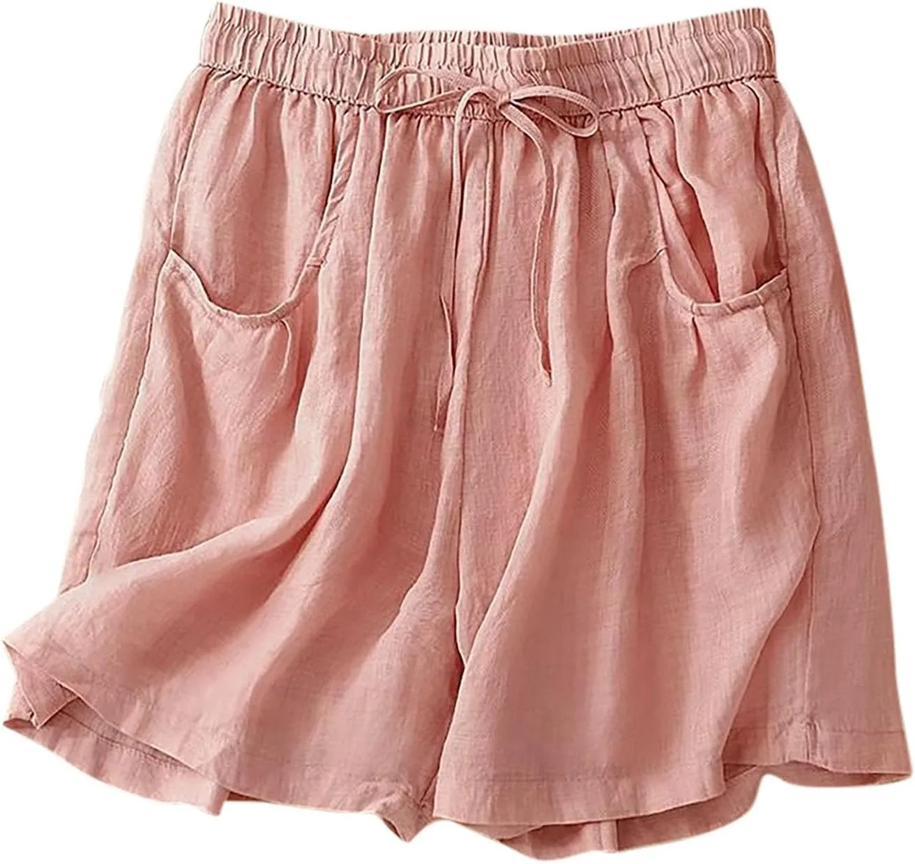 

Льняные шорты для женщин летние пляжные с карманами AKTCVVJ