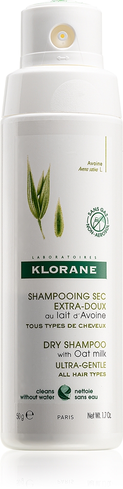 

Сухой шампунь Avoine без аэрозоля Klorane, visų tipų plaukams 50 гр