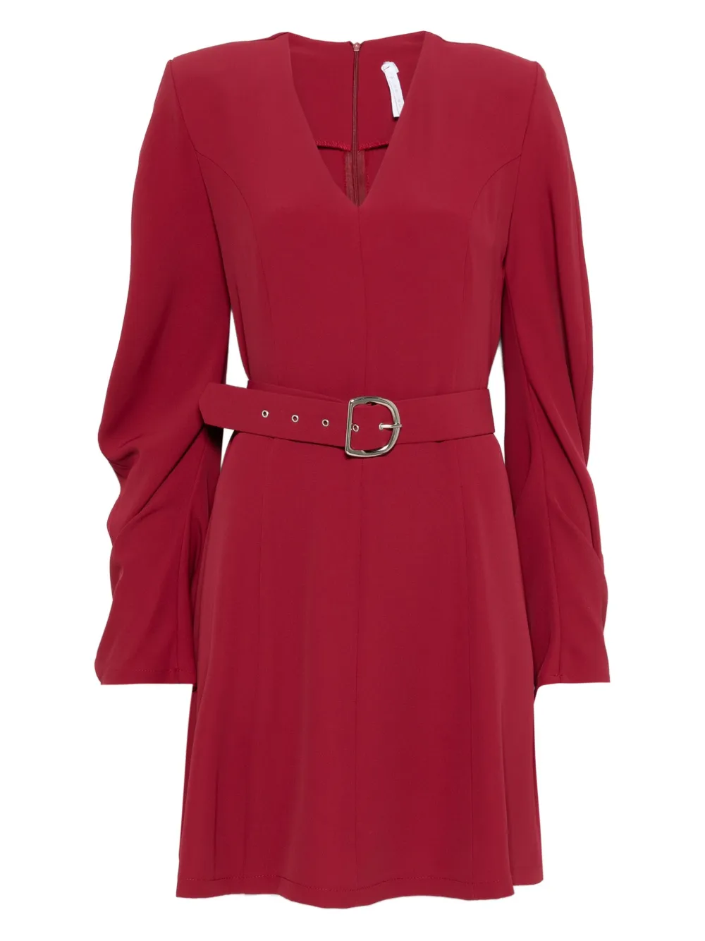 

Платье мини с поясом и V-образным вырезом Imperial, красный