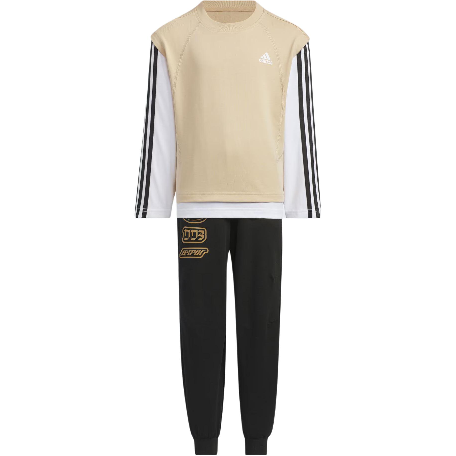

Дошкольная повседневная спортивная одежда Adidas, Magic Light Umber/Белый/Черный