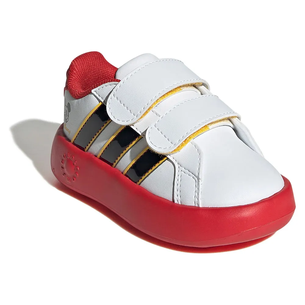 Кроссовки adidas X Disney Mickey Mouse Grand Court infant, белый — фото 4