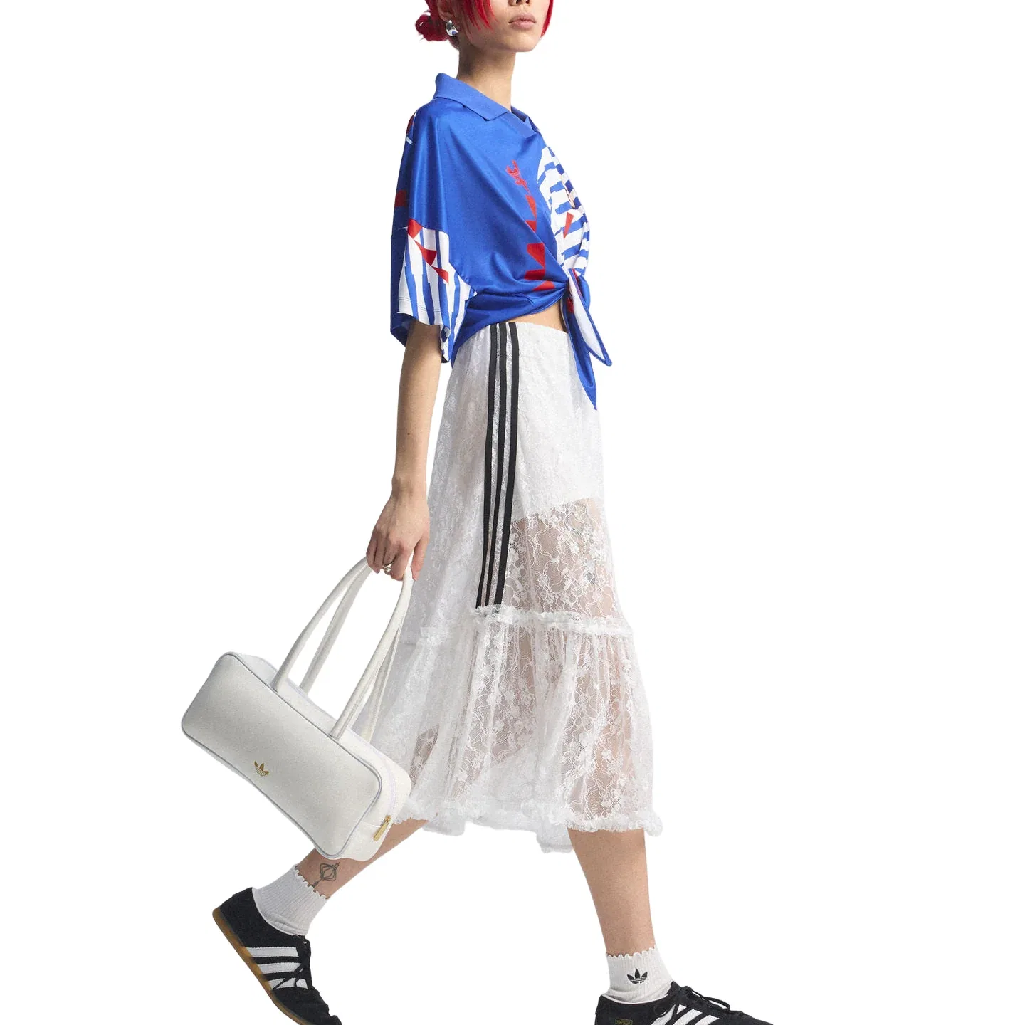 Футболка Adidas Japan Reconstructed Bringback 'White Power Blue' KE2291, синий — фото 3