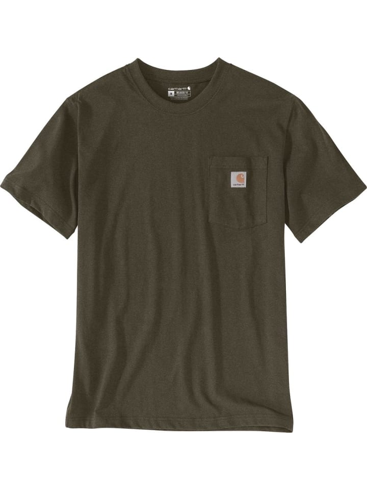 

CARHARTT Футболка "Dearborn Relaxed Pocket T-Shirt" коричневого цвета, Коричневый, CARHARTT Футболка "Dearborn Relaxed Pocket T-Shirt" коричневого цвета