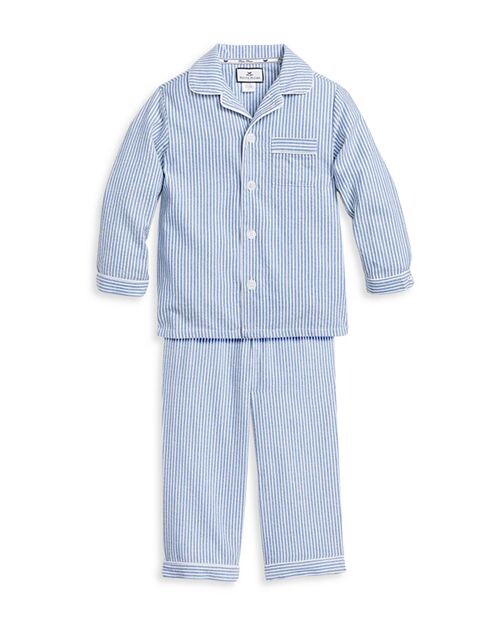 

Пижамный комплект из сирсакера для мальчиков — Baby, Little Kid, Big Kid Petite Plume, цвет Blue