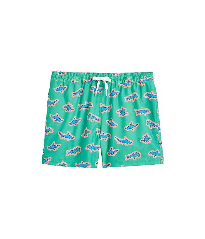Плавки The Apex Swimmers Chubbies Kids, Mint Green/Pattern Base