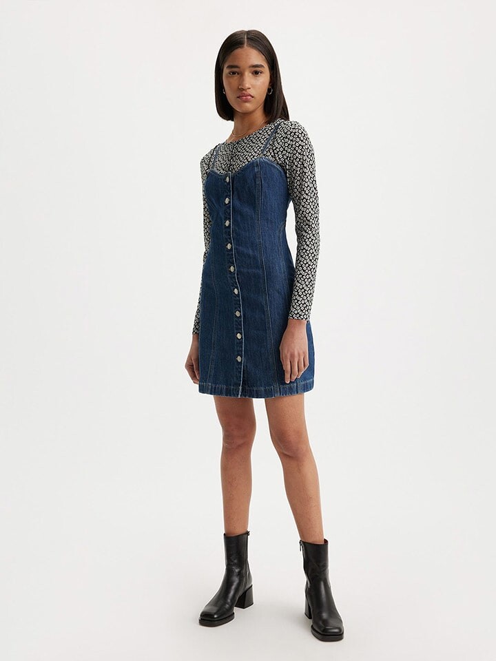 

Короткое платье Levi´s Jeanskleid Malene, темно-синий