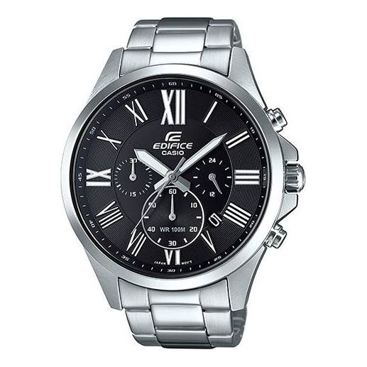 

Часы CASIO Stainless Steel Strap Mens Black Analog, черный
