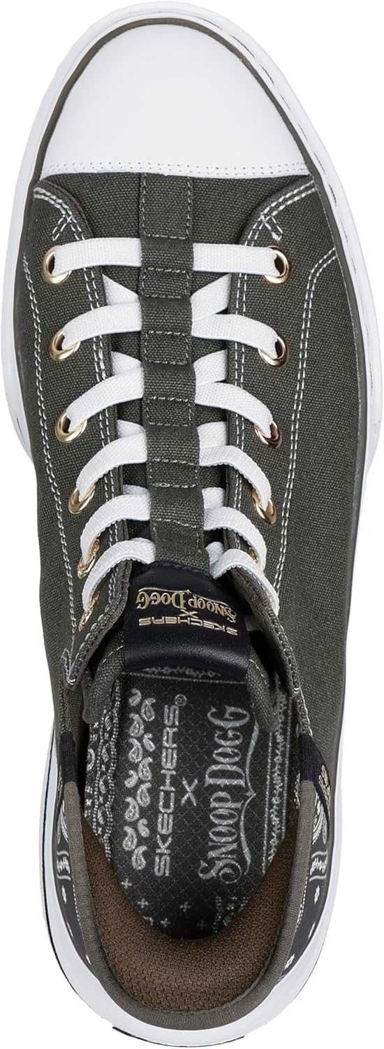 Мужские кроссовки Skechers Snoop Dogg: Snoop ONE-Double G Hands Free Slip-Ins, Olive — фото 3