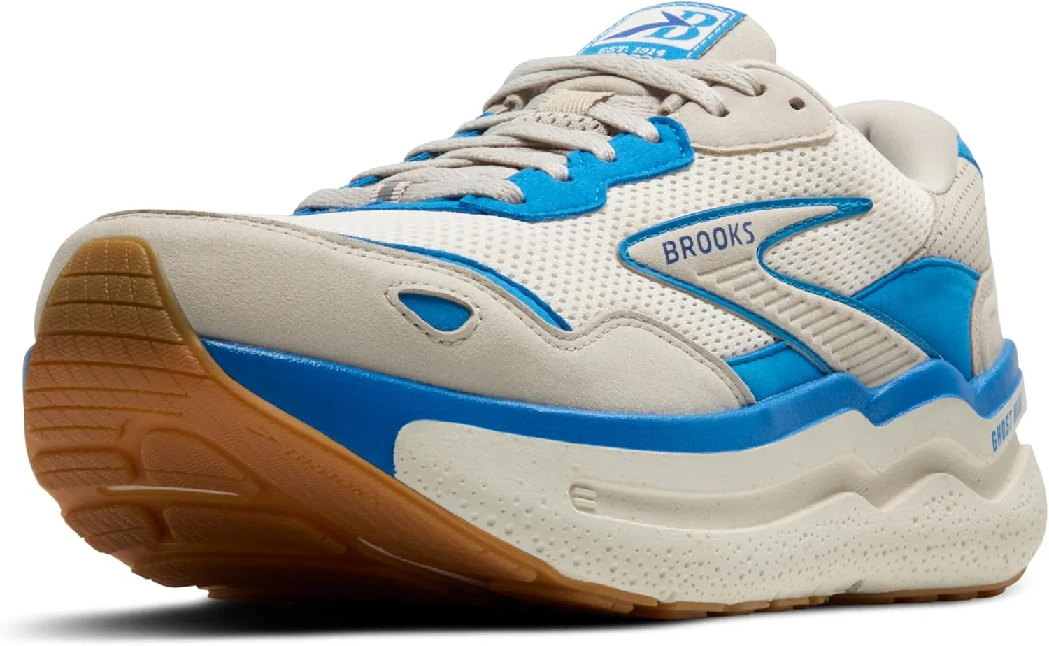 Мужские кроссовки Brooks Ghost Max 2, Silver Lining Blue Surf The Web